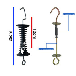 Elektrikli Çit Kapı Yayı Seti (Tutamaç)